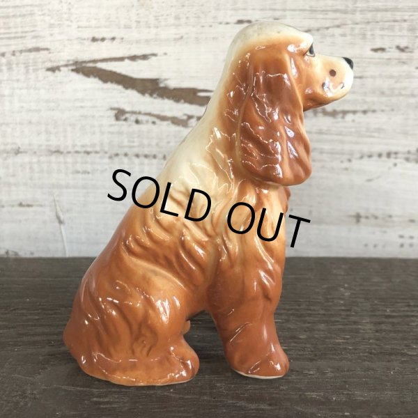 画像4: Vintage Dog American Cocker Spaniel Ceramic Statue  (S283) (4)