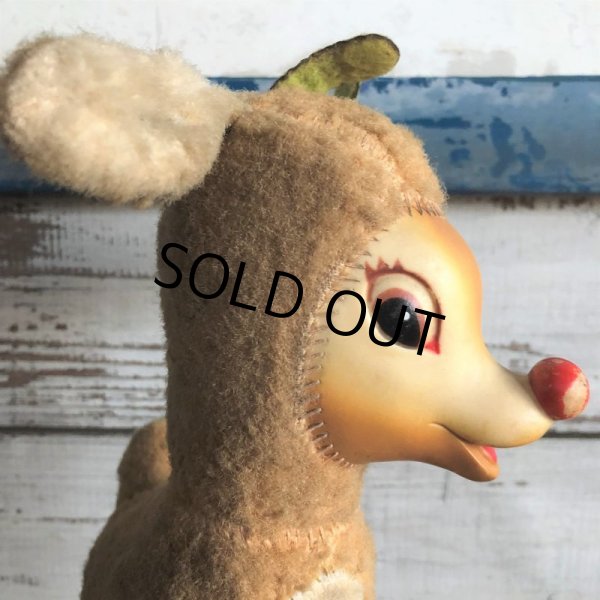 画像8: Vintage Rudolph the Red Nosed Reindeer Rubber Face Doll (S293) (8)