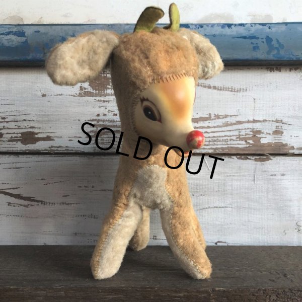 画像6: Vintage Rudolph the Red Nosed Reindeer Rubber Face Doll (S293) (6)