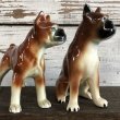 画像7: Vintage Dog Ceramic Statue Set (S285) (7)