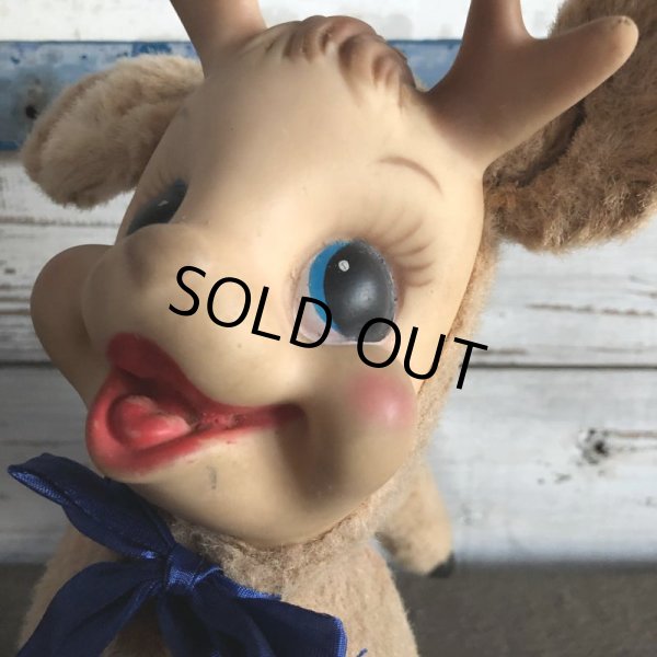 画像8: Vintage Rushton Reindeer Rubber Face Doll (S294) (8)