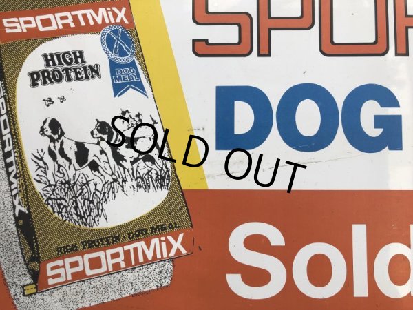 画像3: Vintage SPORTSMIX Dog Food Store Display Sign (S278)  (3)