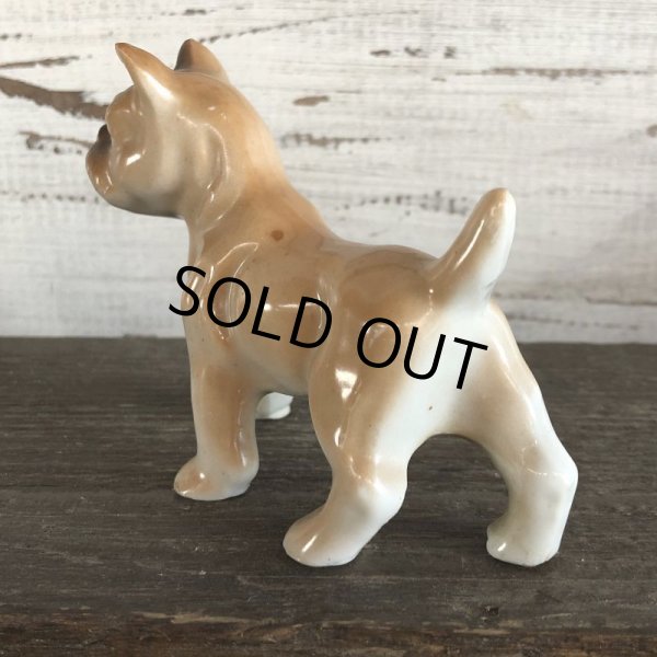 画像4: Vintage French Bulldog Ceramic Statue  (S280) (4)