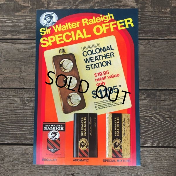 画像6: Vintage RALEIGH Cigarette Tabacco Poster Sign (S279)  (6)