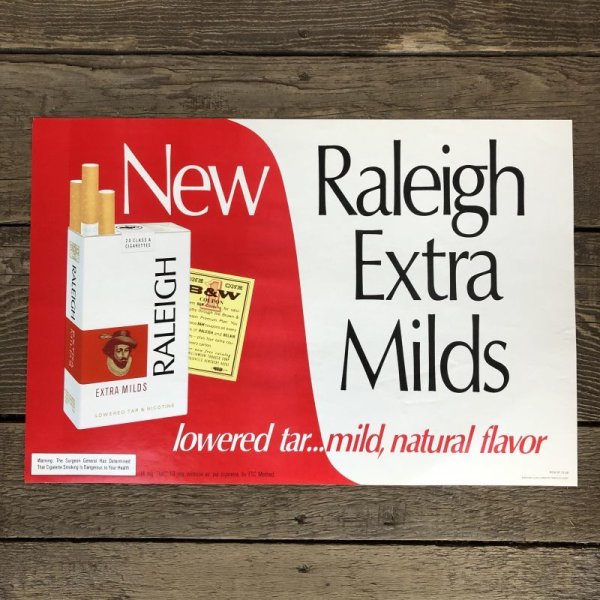 画像4: Vintage RALEIGH Cigarette Tabacco Poster Sign (S281)  (4)