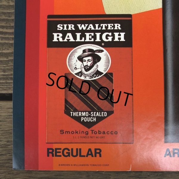 画像2: Vintage RALEIGH Cigarette Tabacco Poster Sign (S279)  (2)