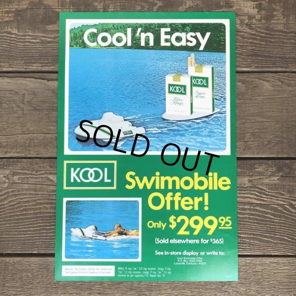 画像6: Vintage KOOL "Cool'n Easy" Cigarette Tabacco Poster Sign (S286)  (6)