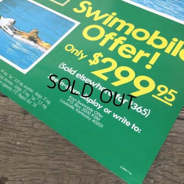 画像3: Vintage KOOL "Cool'n Easy" Cigarette Tabacco Poster Sign (S286)  (3)