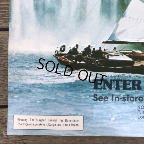 画像2: Vintage KOOL "Win the KOOL $100,000" Cigarette Tabacco Poster Sign (S287)  (2)