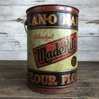 画像3: Vintage Bleached Made Rite Flour KAN-O tin pail can (S289)  (3)