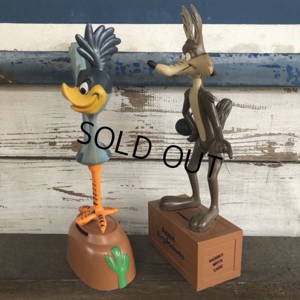 画像2: Vintage Dakin Road Runnner & Wile E. Coyote Bank Set (S292) (2)