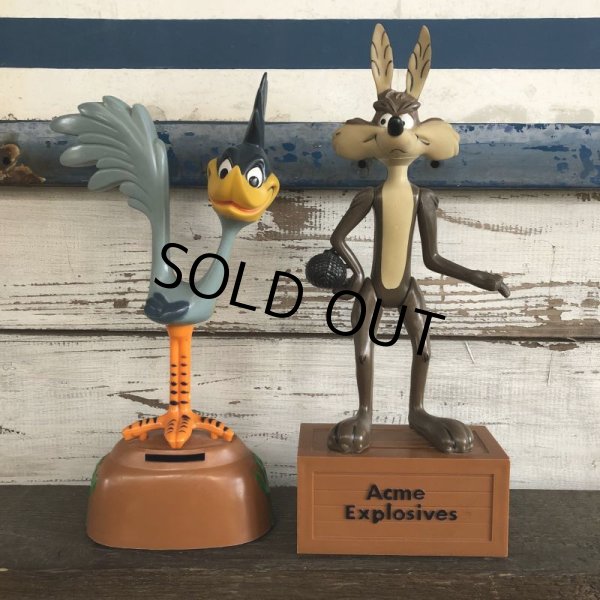 画像1: Vintage Dakin Road Runnner & Wile E. Coyote Bank Set (S292) (1)