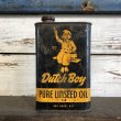 画像1: Vintage Dutch Boy Paint Linseed Oil One Quart Can (S295) (1)
