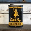 画像1: Vintage Dutch Boy Paint Linseed Oil One Quart Can (S296) (1)