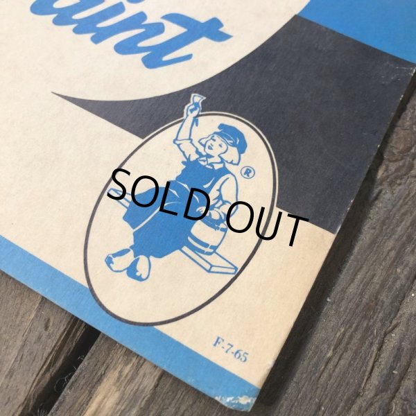 画像2: Vintage Dutch Boy Paint Card Board Sign (S294) (2)