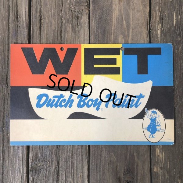 画像4: Vintage Dutch Boy Paint Card Board Sign (S294) (4)