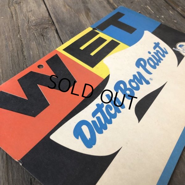 画像3: Vintage Dutch Boy Paint Card Board Sign (S294) (3)