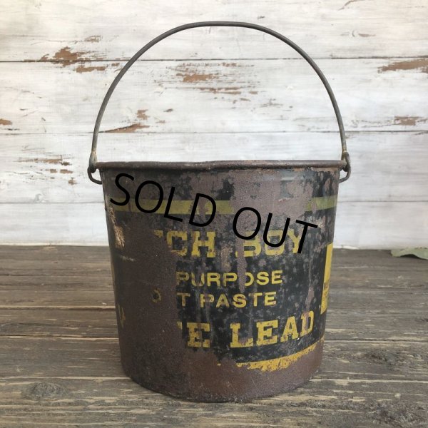 画像4: Vintage Dutch Boy Paint Pail Can 50LBS NET (S297) (4)