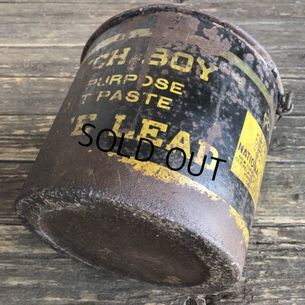 画像8: Vintage Dutch Boy Paint Pail Can 50LBS NET (S297) (8)
