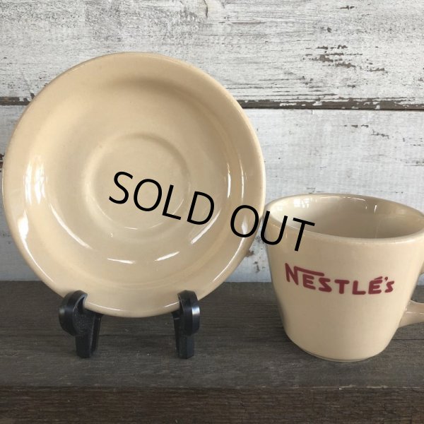 画像6: 40s Vintage Nestle Coffee Cup & Saucer (S298) (6)
