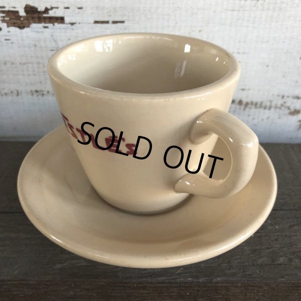 画像2: 40s Vintage Nestle Coffee Cup & Saucer (S298) (2)