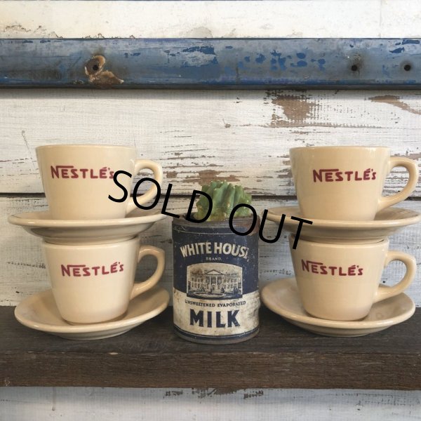 画像9: 40s Vintage Nestle Coffee Cup & Saucer (S298) (9)