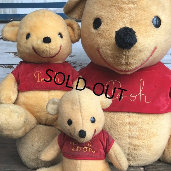 画像9: 70s Vintage Disney Winnie the Pooh Plush Doll 45cm (S303) (9)