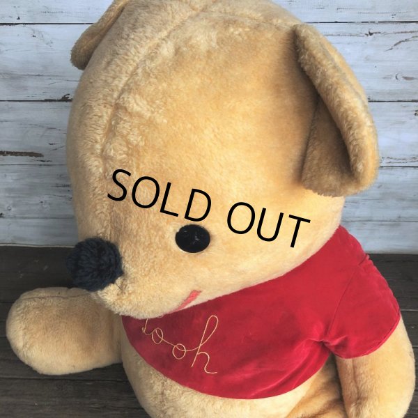 画像6: 70s Vintage Disney Winnie the Pooh Plush Doll 75cm (S304) (6)