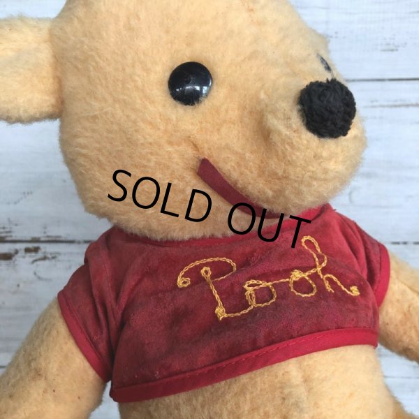 画像6: 70s Vintage Disney Winnie the Pooh Plush Doll 30cm (S302) (6)