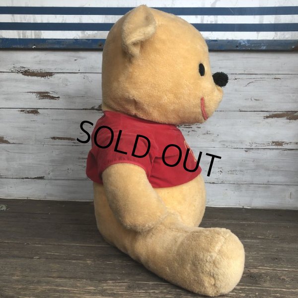 画像4: 70s Vintage Disney Winnie the Pooh Plush Doll 75cm (S304) (4)