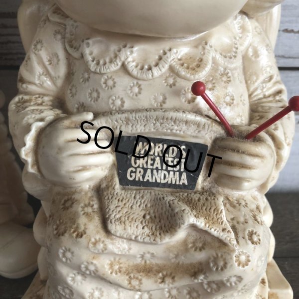 画像6: Vintage Message Doll Big Size Grandpa Grandpma Set (S316)  (6)