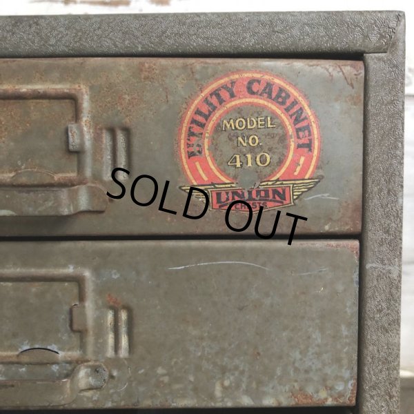 画像8: Vintage Union Chests 4 Drawer Mettal Tool Cabinet (S311) (8)