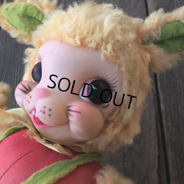 画像17: Vintage Rubber Face Bunny Doll (S328） (17)
