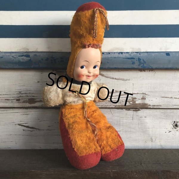 画像8: Vintage Celluloid Face Kids Doll 43cm (S319） (8)