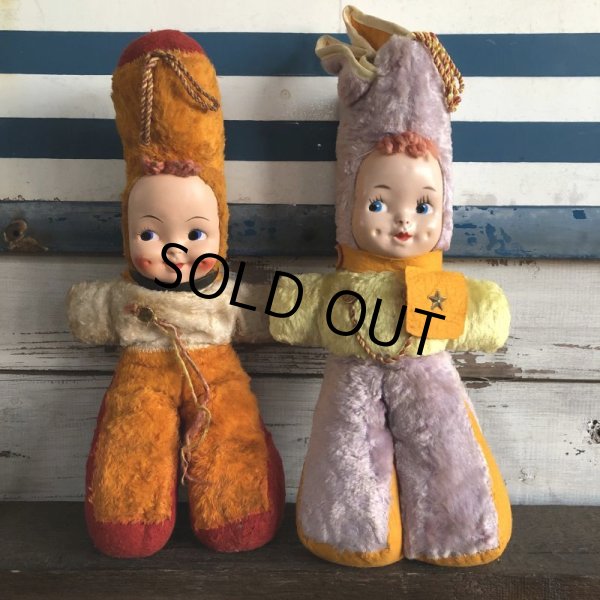 画像10: Vintage Celluloid Face Kids Doll 43cm (S319） (10)