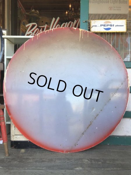 画像2: Vintage Coca-Cola Original Huge Round Sign (S329） (2)