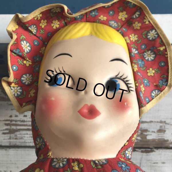 画像4: Vintage Celluloid Face Long Girl Doll (S318） (4)