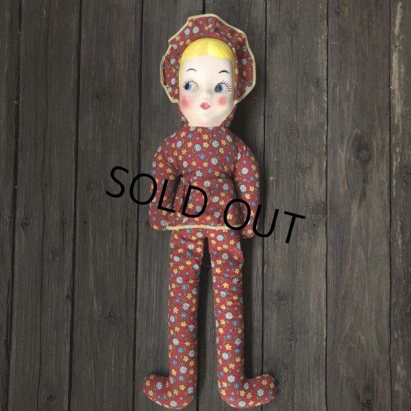 画像8: Vintage Celluloid Face Long Girl Doll (S318） (8)