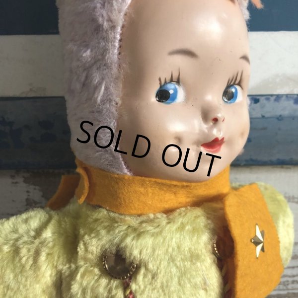 画像4: Vintage Celluloid Face Kids Bunny Costume Doll 43cm (S320） (4)