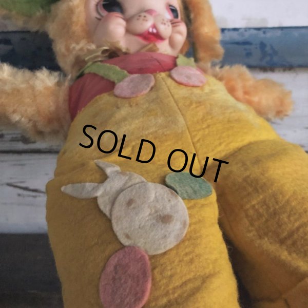 画像9: Vintage Rubber Face Bunny Doll (S328） (9)