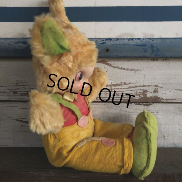 画像3: Vintage Rubber Face Bunny Doll (S328） (3)