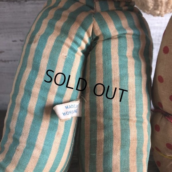 画像10: Vintage Rubber Face Baby Clown Doll Set (S323） (10)