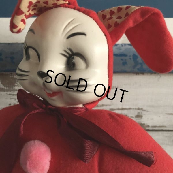 画像3: Vintage Celluloid Face Valentine Bunny Doll (S324） (3)