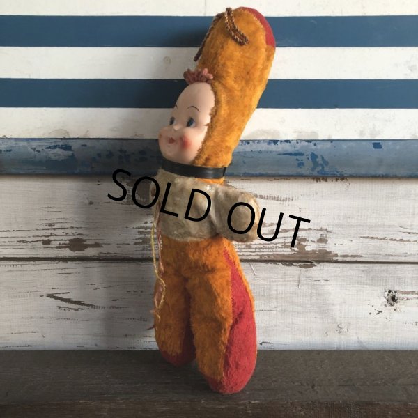 画像6: Vintage Celluloid Face Kids Doll 43cm (S319） (6)