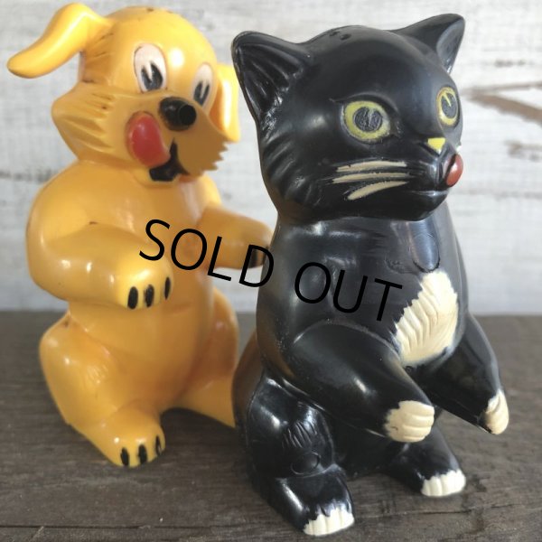 画像9: 50s Vintage Ken-L Ration Fido Dog Fifi Cat S&P Shakers (S331) (9)