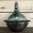 画像2: Vintage Carnival Indiana Glass Iridescent Hen On Nest Candy Dish (S333) (2)