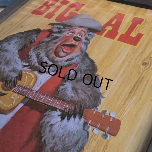 画像10: Vintage Disney BIG AL Country Bear Jamboree Original Poster w/frame (S334) (10)