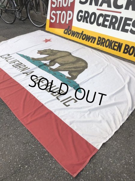 画像9: Vintage Made in U.S.A The Bear California Republic Flag (S335) (9)