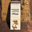 画像1: Vintage Matchbook Trave Lodge Sleepy Bear (MA1819) (1)