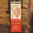 画像1: Vintage Matchbook California Motel (MA1772) (1)